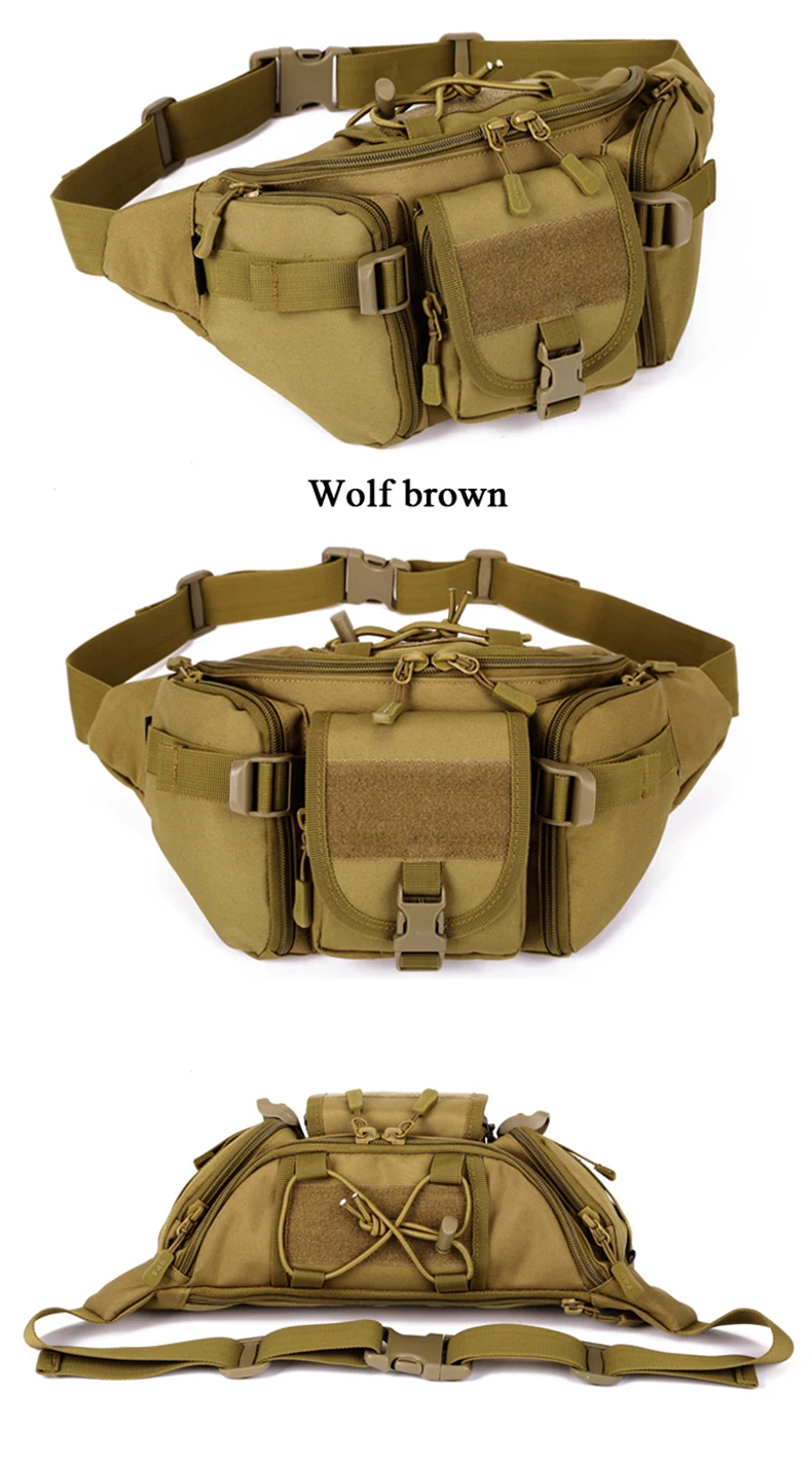 TACVASEN Военная поясная сумка Molle Сумка пояс петли сумки Мужская сумка на плечо Повседневная камуфляжная нейлоновая поясная сумка TD-SHZ-008