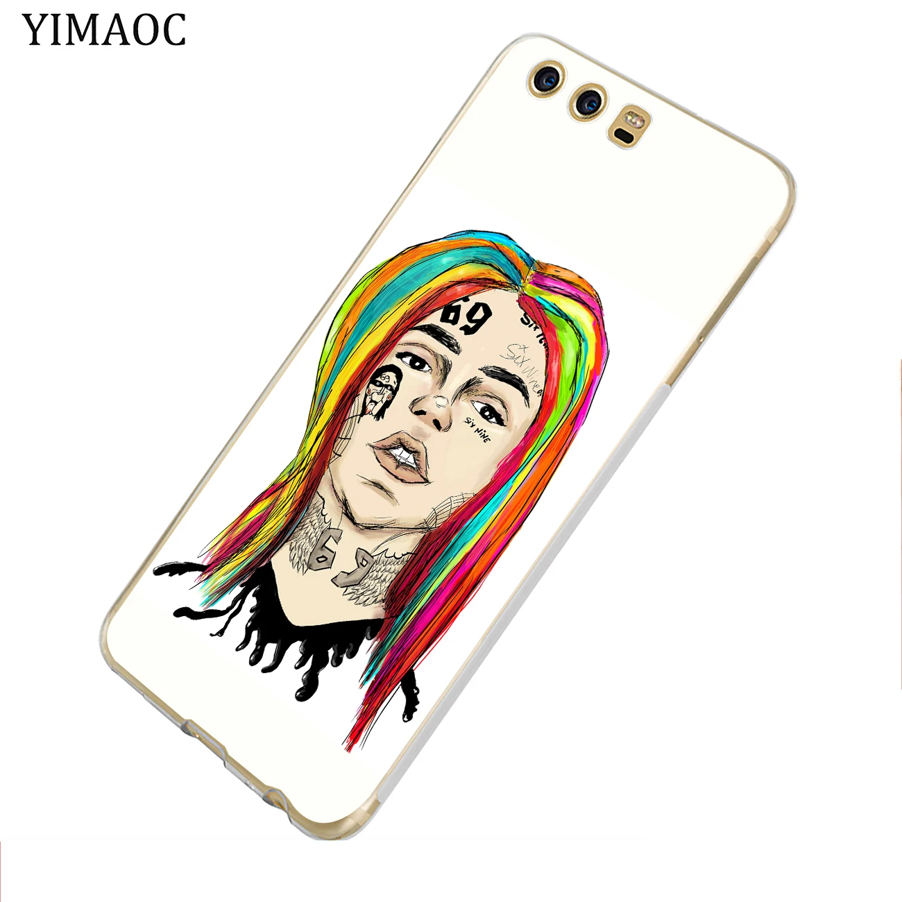YIMAOC хоп рэппер Tekashi 69 6ix9ine тонкий мягкий чехол для Huawei Y7 Y6 Y9 Prime 2018 Honor 20 10 8 8C 8X 9X 9 Lite 7X