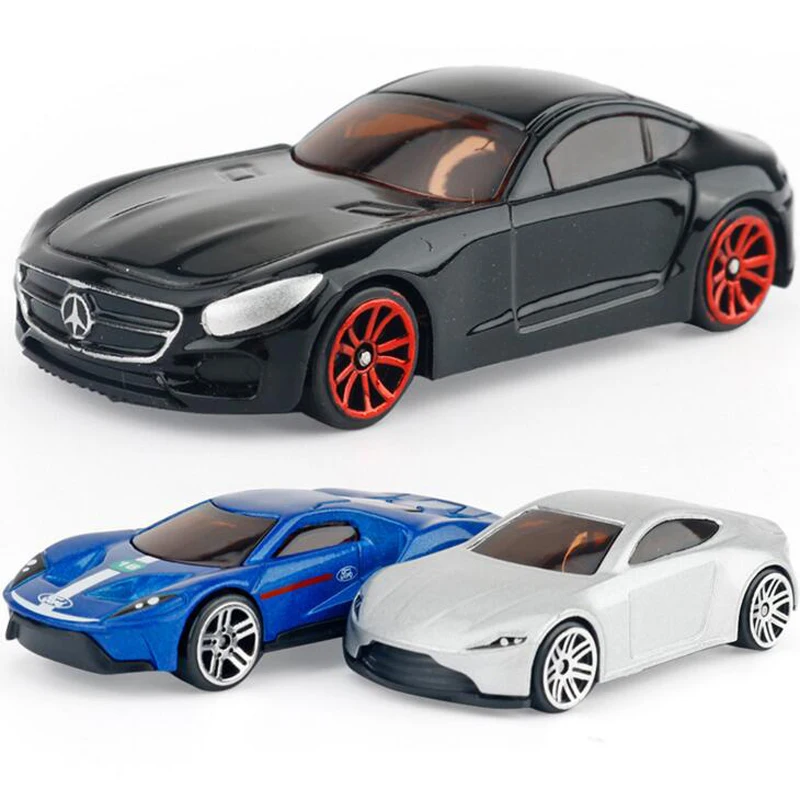 5 шт./партия детские игрушки скользящие автомобили модель 1: 64 сплав металл
