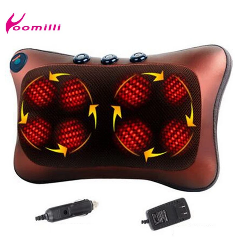 Многофункциональная электрическая Подушка домашний массаж шеи поясницы спины