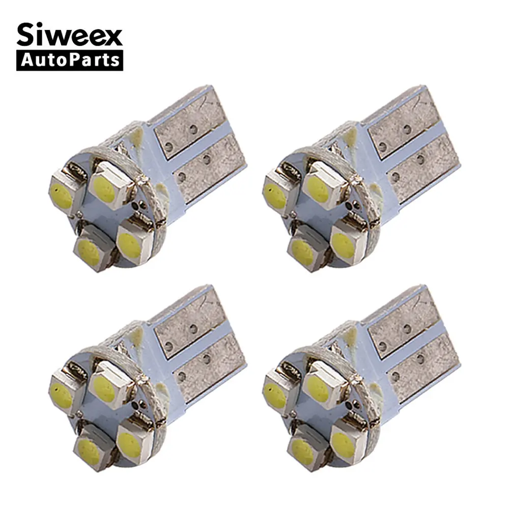 4 шт./лот W5W T10 168 SMD 1210 3528 автомобильные клиновидные светодиодные лампы для