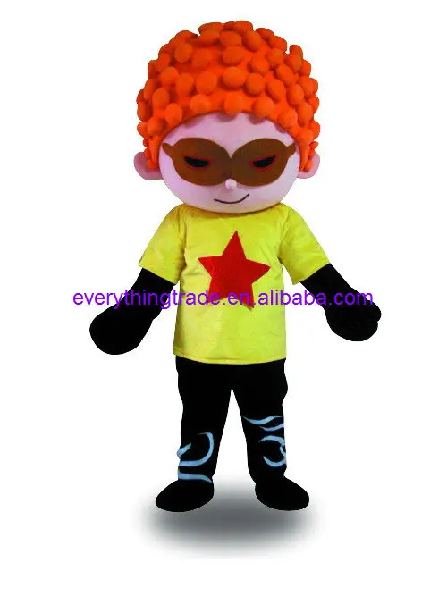Милый мальчик комикс ростовая кукла костюм необычные косплей тема маскарадный
