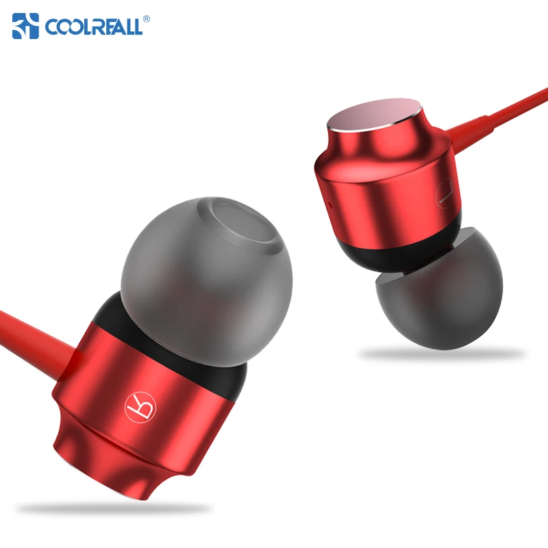 Coolreall Бас Звук наушники в ухо спортивные наушники с микрофоном fone de ouvido auriculares MP3 для xiaomi iPhone samsung гарнитура