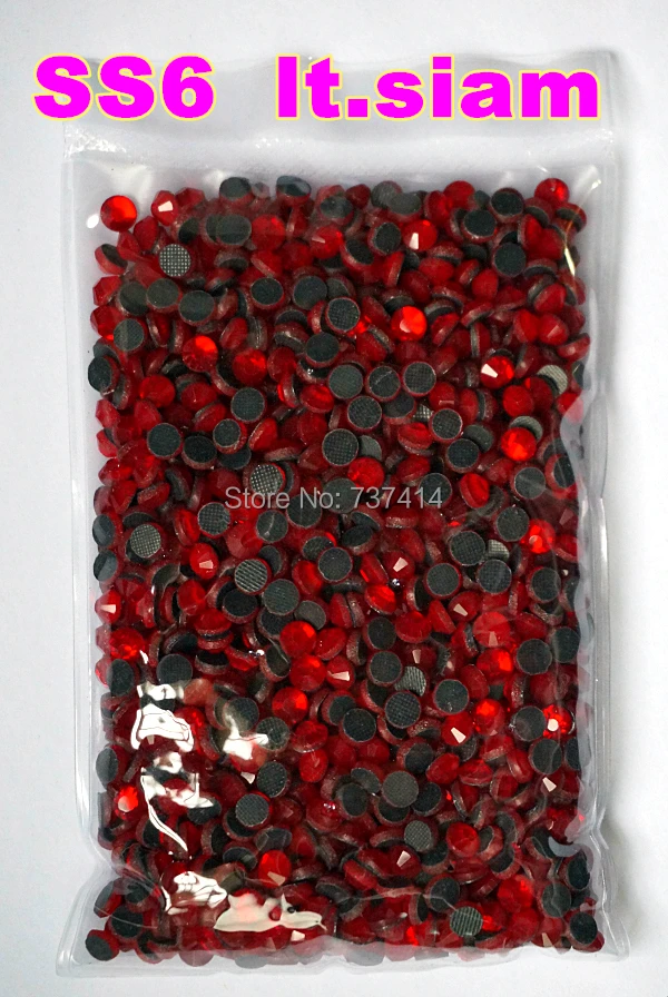 Бесплатная доставка! DMC горный хрусталь горячей фиксации Цвет Lt. siam Красный