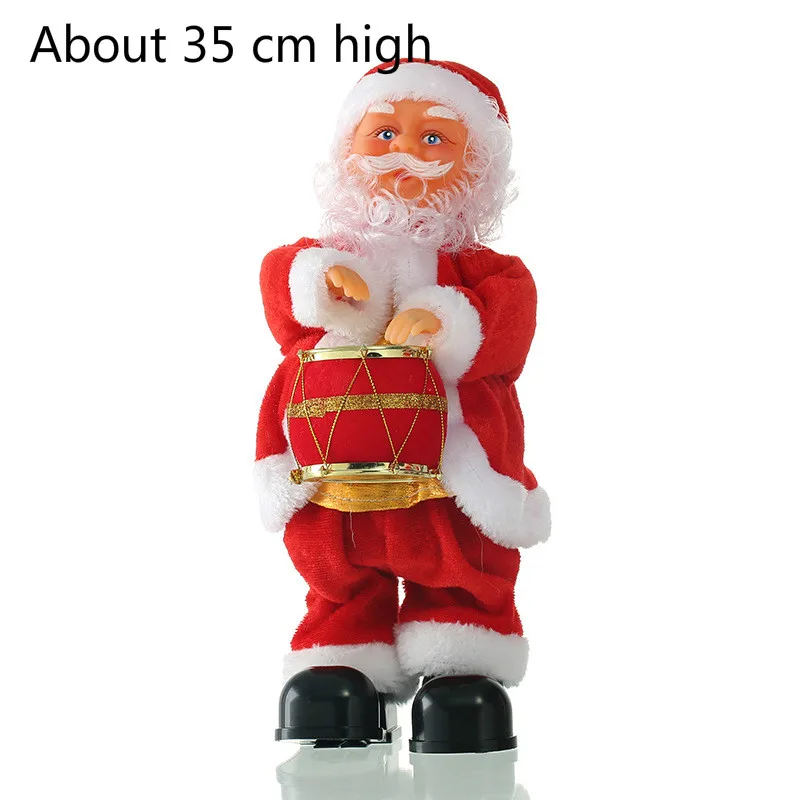 Best Selling Christmas Gifts To Play Saxophone Santa Claus Electric Step Decorations Doll Children's Creative Toys | Игрушки и хобби