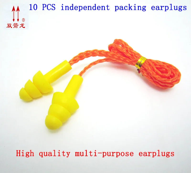 Новинка 2017 затычки для ушей с защитой от шума Рождественская елка желтой линией