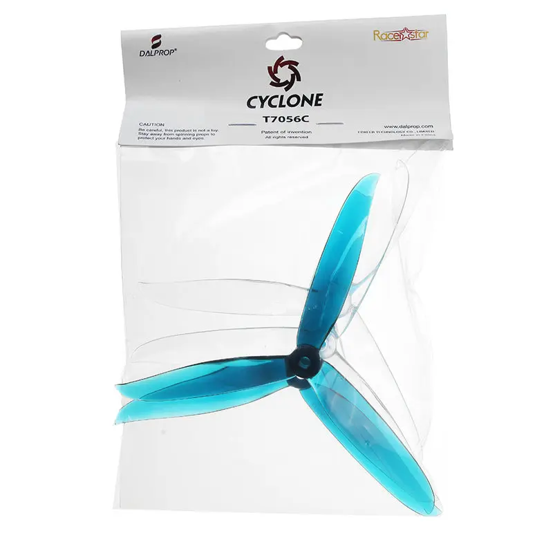 2 пары пропеллеров Dalprop Racerstar CYCLONE T7056C 7056 7x5 6x3 длинный радиус действия 3 лопасти