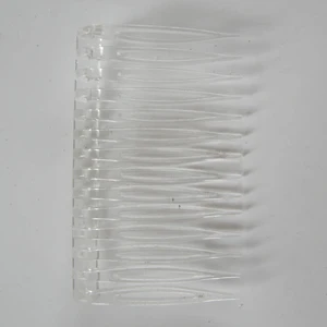 20 x прозрачные цветные пластиковые заколки для волос, боковые заколки для волос 70x40мм