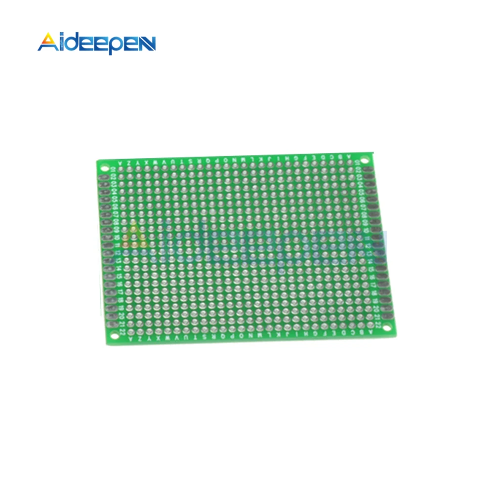 5Pcs 6X8cm Double Side Prototype Diy Universal Printed Circuit PCB Board Protoboard For Arduino | Инструменты