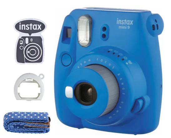 E Оригинальная камера Fuji Fujifilm Instax Mini 9 с мгновенной печатью, компактная цифровая пленка, камера для фотосъемки, фотобумага, подарок - Цвет: E