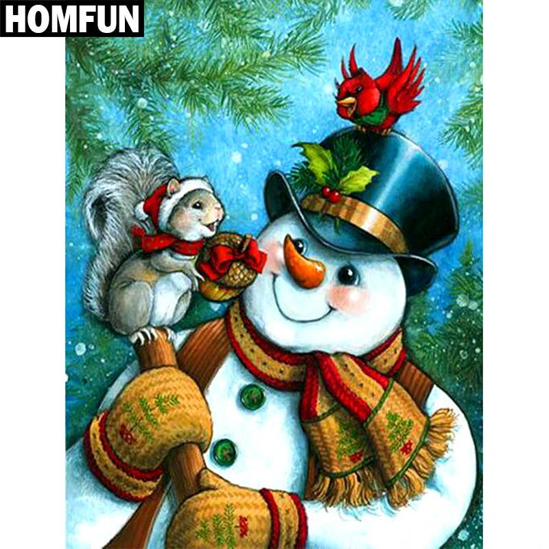 Алмазная 5D Вышивка HOMFUN A01596 картина сделай сам с полными квадратными/круглыми