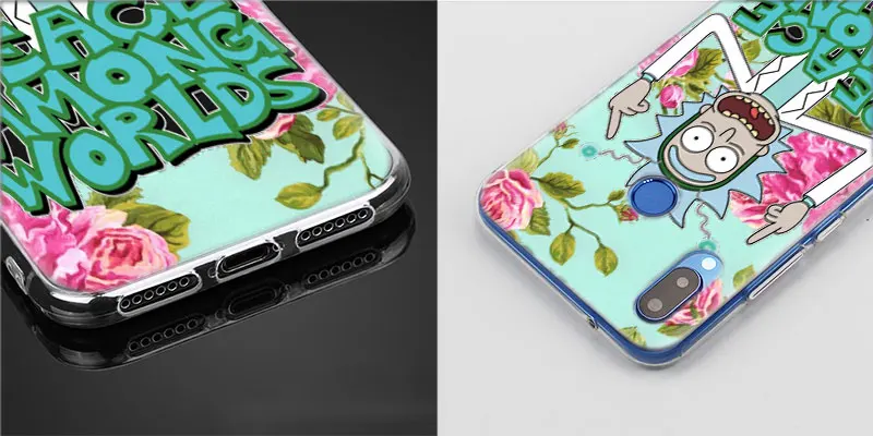 Силиконовый мягкий чехол Рик и Морти для huawei P30 P30 Pro P10 P20 Lite P Smart Plus View 20, чехол из ТПУ