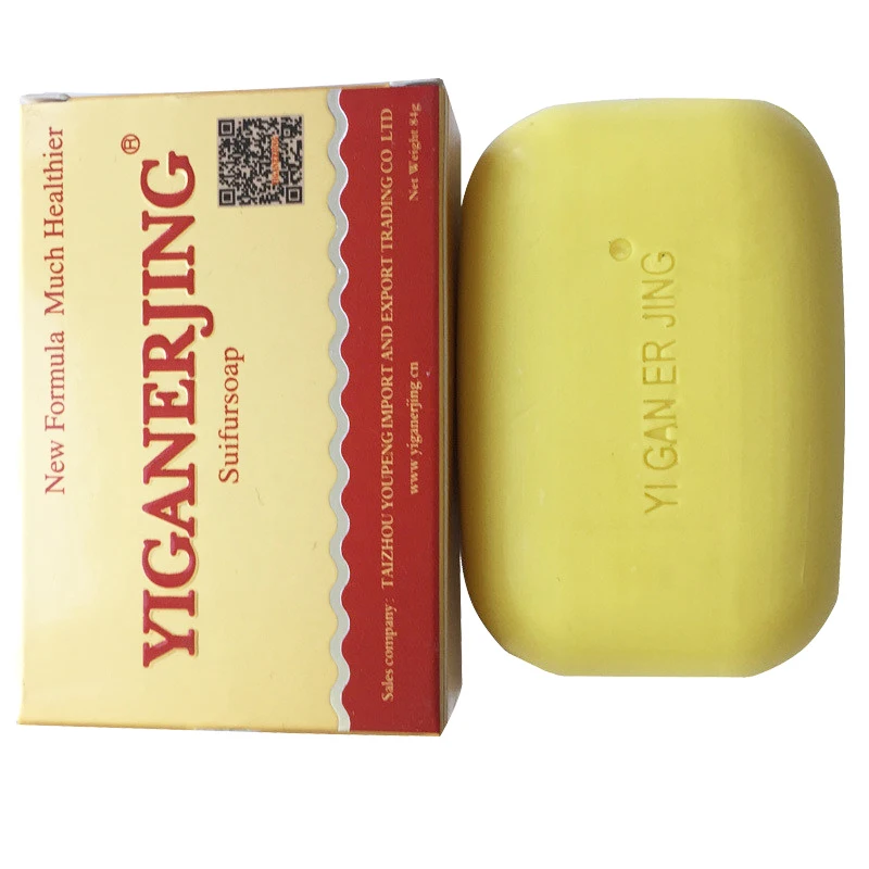 Серное мыло yiganerjing состояние кожи от акне псориаза крем Seborrhea Eczema Отбеливающее