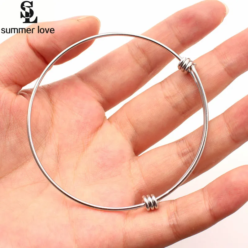 20 шт. браслет из нержавеющей стали 50/60/65 мм|cuff bangle|wire braceletadjustable wire bracelets |