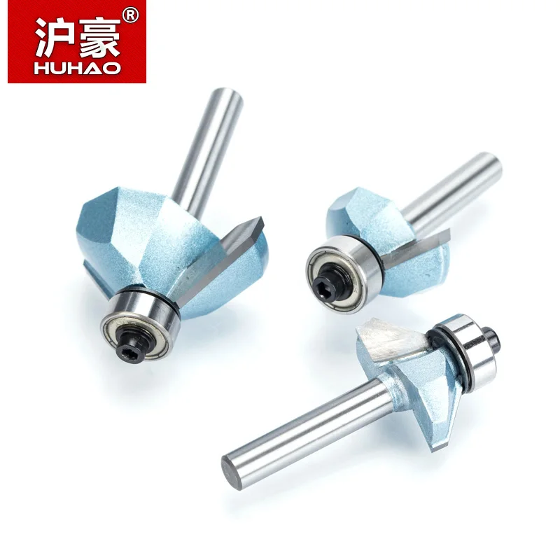 HUHAO 1 шт. 1/2 "1/4" хвостовик фаска резак промышленного класса фрезы для древесины