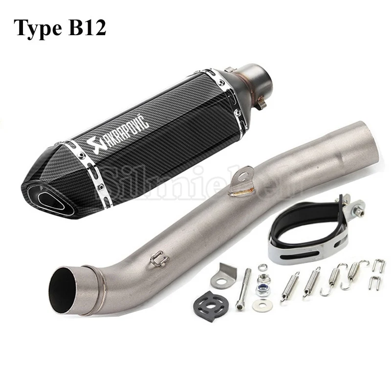 Akrapovic выхлопная труба мотоцикла для Kawasaki Z800 выхлопная 2013- без шнуровки выхлопная труба мото Глушитель со средней соединительной трубой