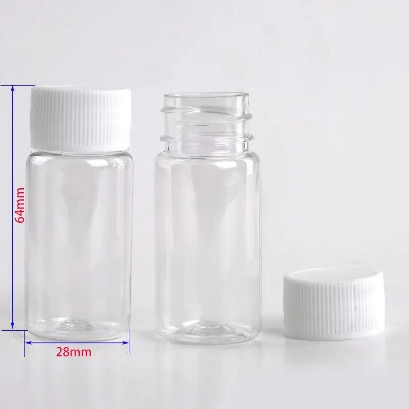 1 шт. пластиковый контейнер для таблеток 25 мл|empty case|plastic empty boxplastic |