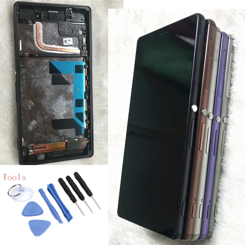 Оригинальный 5 2 ''ips для SONY Xperia Z3 ЖК-дисплей сенсорный экран D6603 Замена lcd Dual D6633