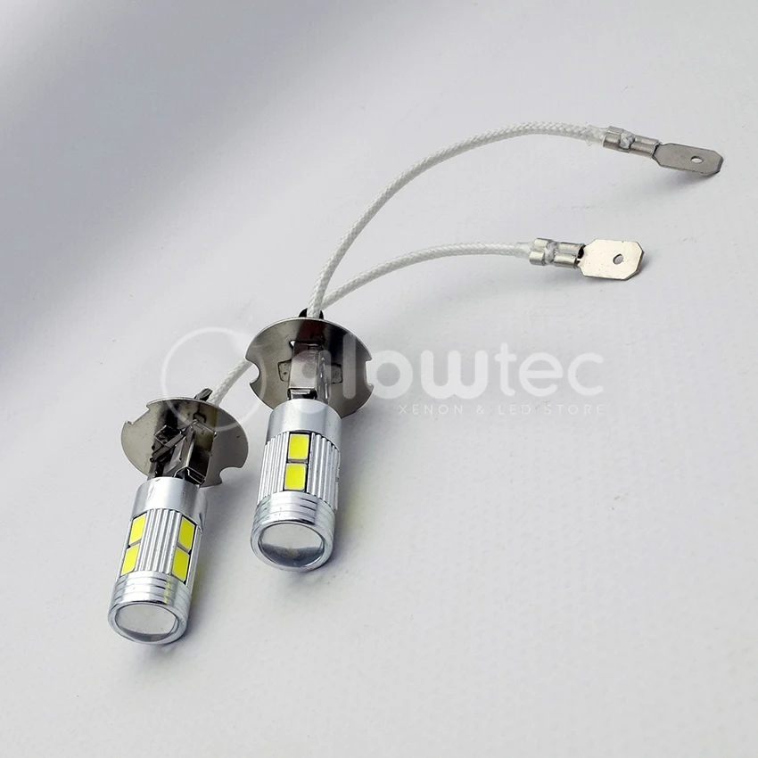 4 шт. H3 10SMD яркие Автомобильные противотуманные фары DC 12 В GLOWTEC | Автомобили и