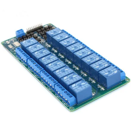 16 каналов 5 В релейный экран модуль для Arduino UNO 2560 1280 ARM PIC AVR STM32 828 Акция пульт