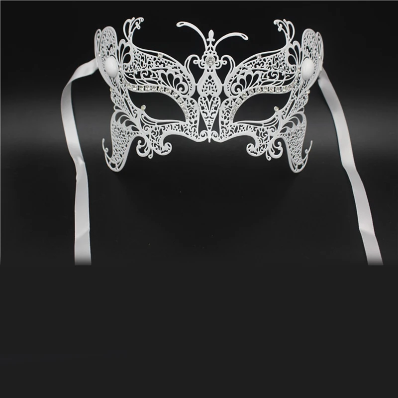 Женская маска бабочка с бриллиантами лазерной резки венецианские маскарадные