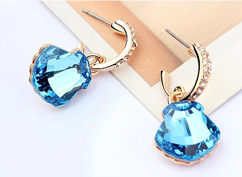 Annжаберные рождественские подарки австрийский хрусталь золотой цвет подвеска