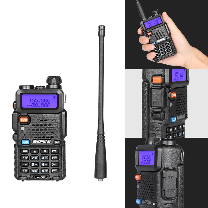 Переносная рация BaoFeng портативная VHF 136 174 UHF 400 520 МГц двухдиапазонный