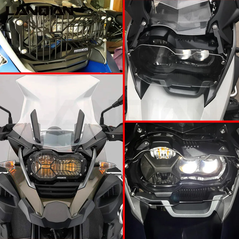 

For BMW R1200GS R 1200 GS LC / Adventure R1200 GS 2012-2018 Motorcycle Headlight Protector Grill Guard Cover 2013 2014 2015 2016