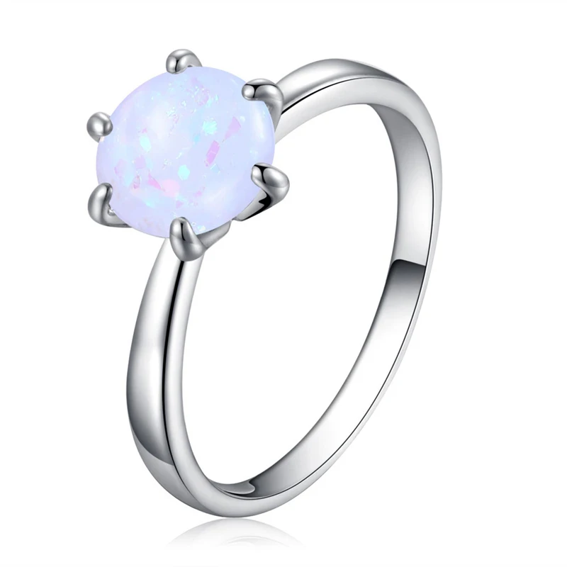 Модные Ювелирные наборы для женщин кубический цирконий опал капля воды кулон