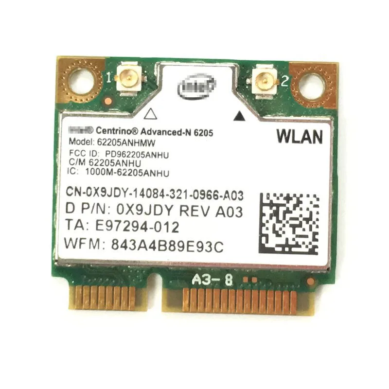 WDXUN 300 м двухдиапазонный сетевой адаптер Wlan для Intel Advanced N 6205 62205AN Мбит/с