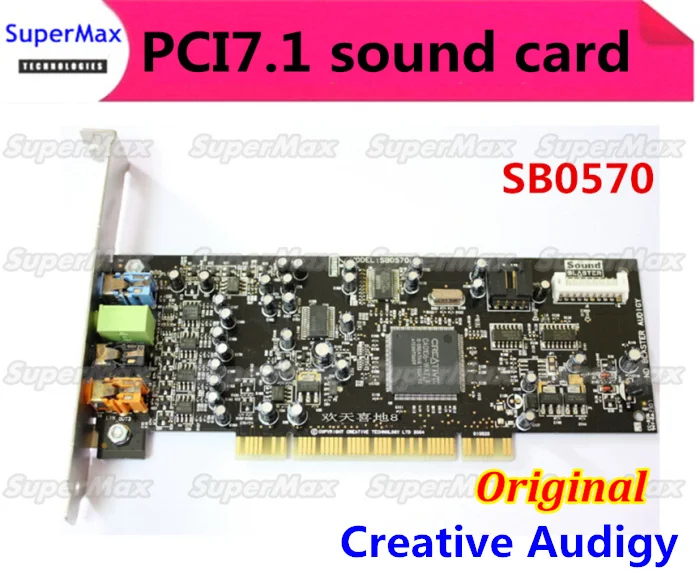 Звуковая карта PCI7.1 Creative Audigy SE 64-bit (SB0570) с поддержкой Win7 win8 | Компьютеры и офис