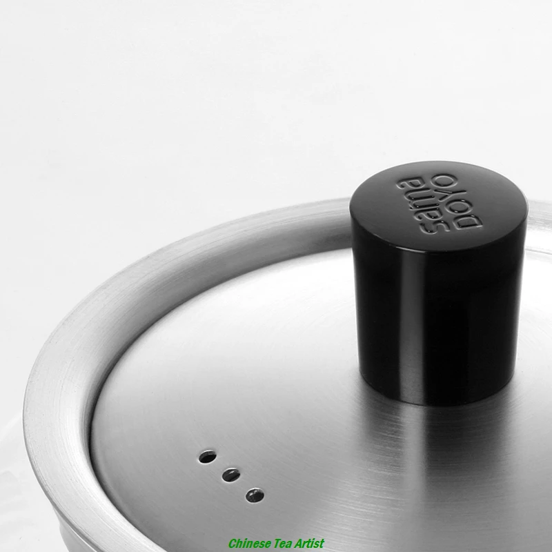 Классический термостойкий стеклянный чайник с заваркой из нержавеющей стали и