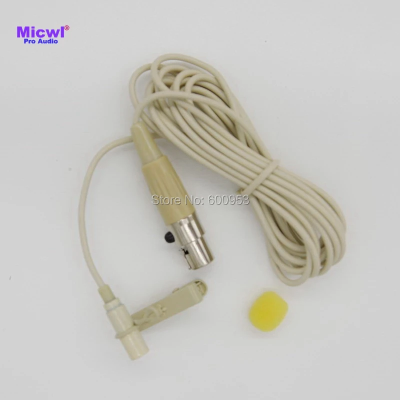 Мини зажим для галстука MICWL ME2 TA4F 4Pin петличный нагрудный всенаправленный микрофон