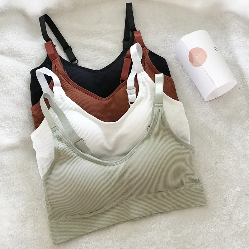 Women Knitted Ribbed Sexy Tank Top Crop Tops Sleeveless Solid Hollow Out Vest Camisole Camis Backless Bralette