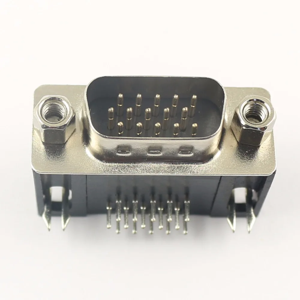 10 шт. D-SUB VGA 15 Pin типа папа прямоугольный разъем PCB 3 ряда Тип 8 89 | Обустройство дома