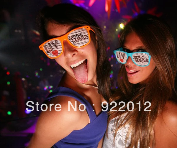 Hot sell Stickers Glasses wedding party gift Party sunglasses logo on lens Custom LOGO printing o | Тематическая одежда и