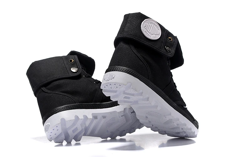 PALLADIUM Pallabrouse Black And White Sneakers Men High-top Military Ankle Boots Comfortable Casual Shoes Size 39-45 |