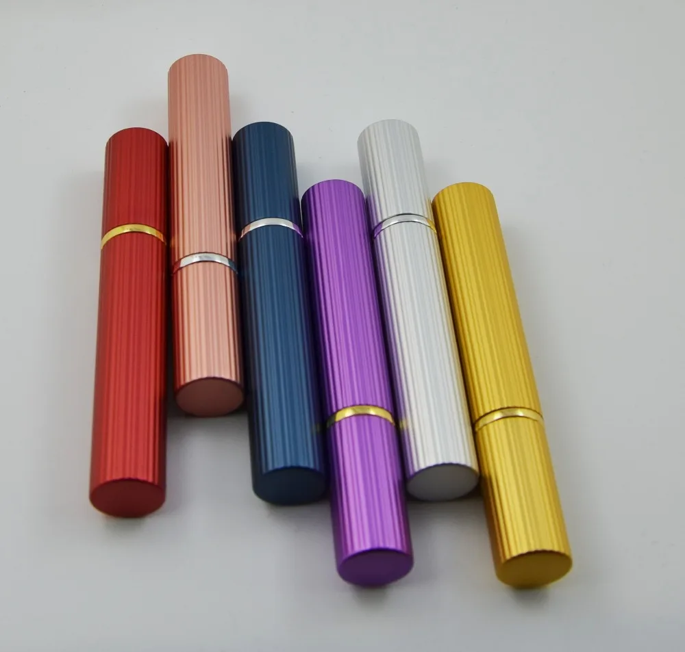 Новое поступление 8 мл портативный мини-флакон для духов для путешествий Vaporizador 6 цветов флаконы для парфюма для распыления ароматизатор чехол для насоса