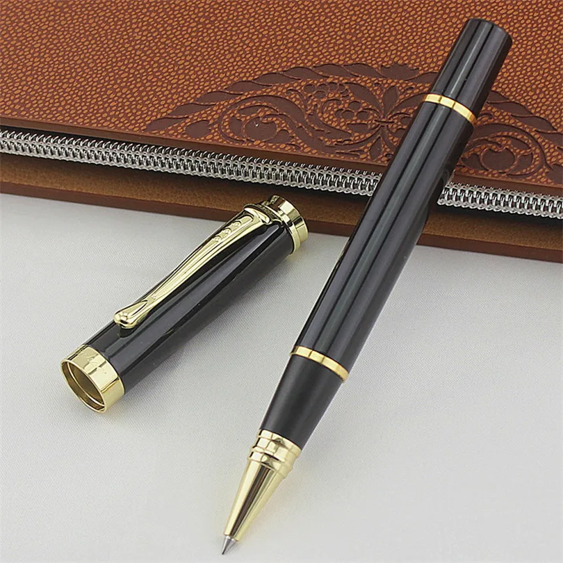 Роскошная металлическая шариковая ручка 0 7 мм nib Jinhao 500 Золотой зажим для офиса