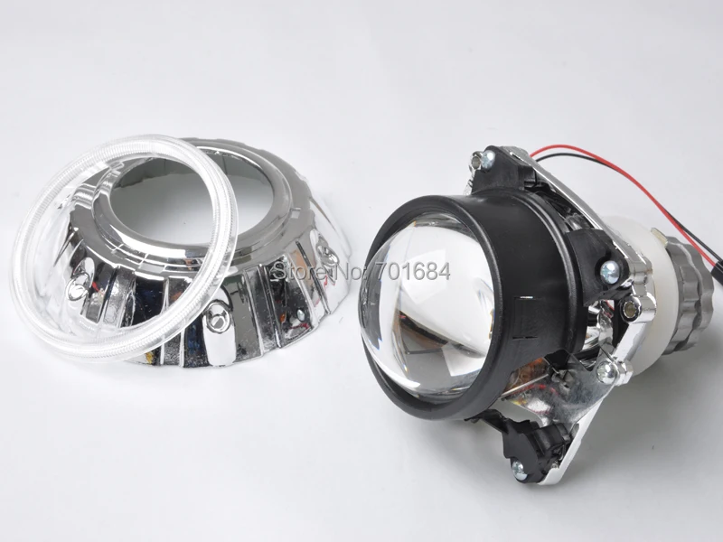 Комплект биксеноновых линз для проектора HID 2 5 дюймов ламп D2S LHD NO Angel Eye [QP380] |