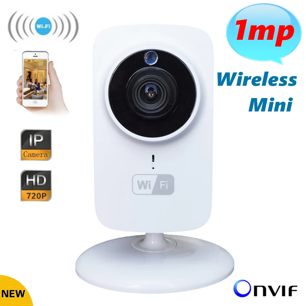 Мини ip камера Wifi Micro SD CCTV безопасности 720 P беспроводная веб аудио наблюдение HD
