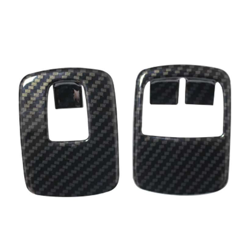 Carbon fiber pattern 2 шт Кнопка подъема окна автомобиля панель из нержавеющей стали украшение для нового умного 453 fortwo forfour Автомобильная модификация интерьера - Название цвета: Carbon fiber pattern