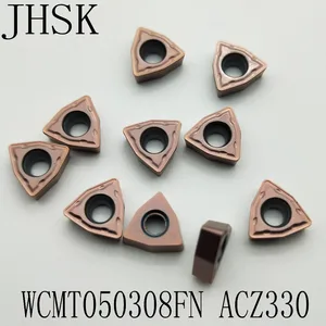 Инструмент с ЧПУ JHSK WCMT050308FN, модель вставки для дрели U лопасти дрели, 10 шт.