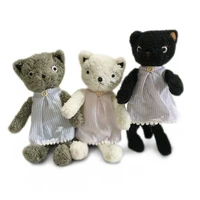 kawaii cats plush dolls dressing cat stuffed animals plush soft toys for children girls kids baby birthday christmas gifts