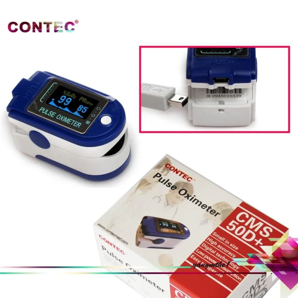 CONTEC CMS50D+ CMS 50D Plus USB Программное обеспечение пальцевой Пульсоксиметр оксиметр De Dedo De Pulso