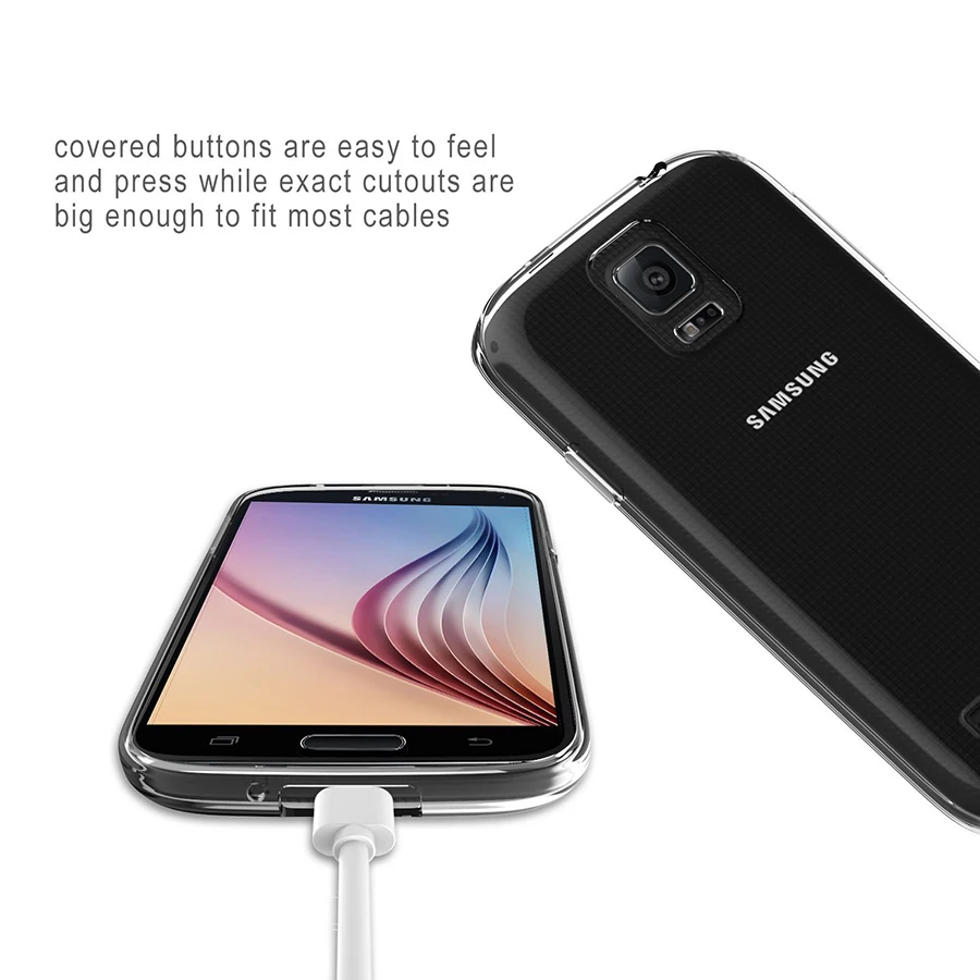 Arsmundi Мягкий Силиконовый ТПУ чехол для телефона samsung Galaxy S4 Mini S5 противоударный i9500