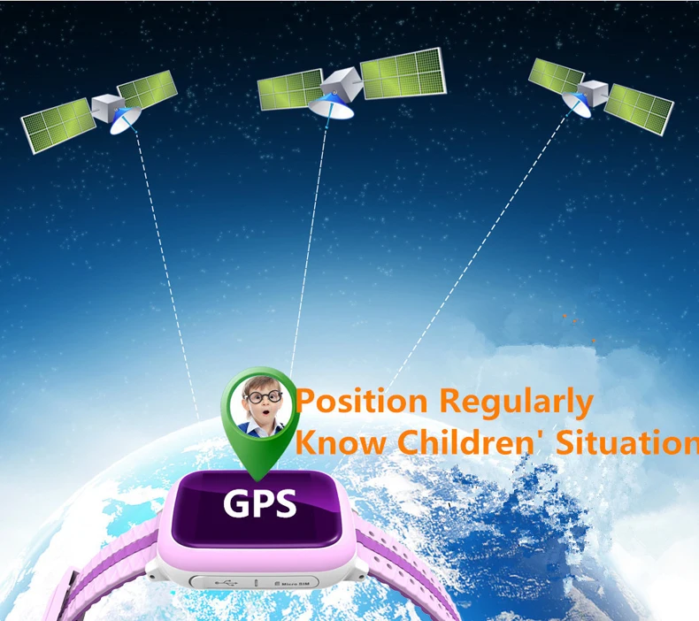 Водонепроницаемые Смарт-часы для детей детские gps WiFi локатор трекер SOS Вызов SIM карта удаленный монитор Smartwatch PK Q100 DS18 Q90