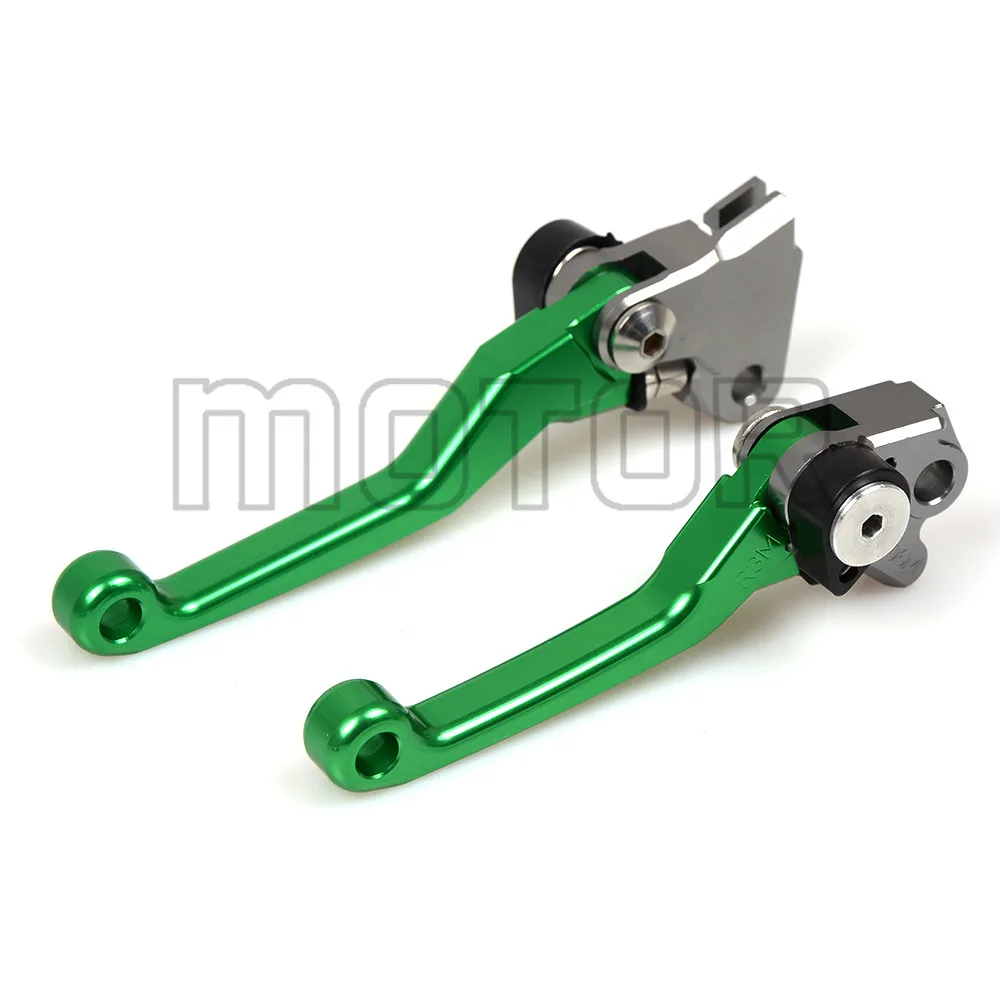 Green Пит Байк с ЧПУ сцепления Тормозные ручки для Бета 350 RR 4 т 2012- 390 RR 4 т- RR/RS 4 т стороны двигателя складной рычаг - Цвет: Green