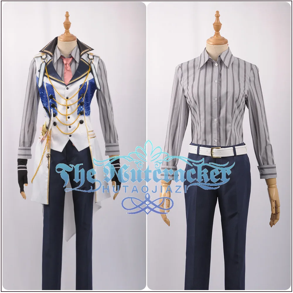 IDOLiSH7 триггер белый специальный день Kujo Tenn Косплей Костюм на заказ крутая