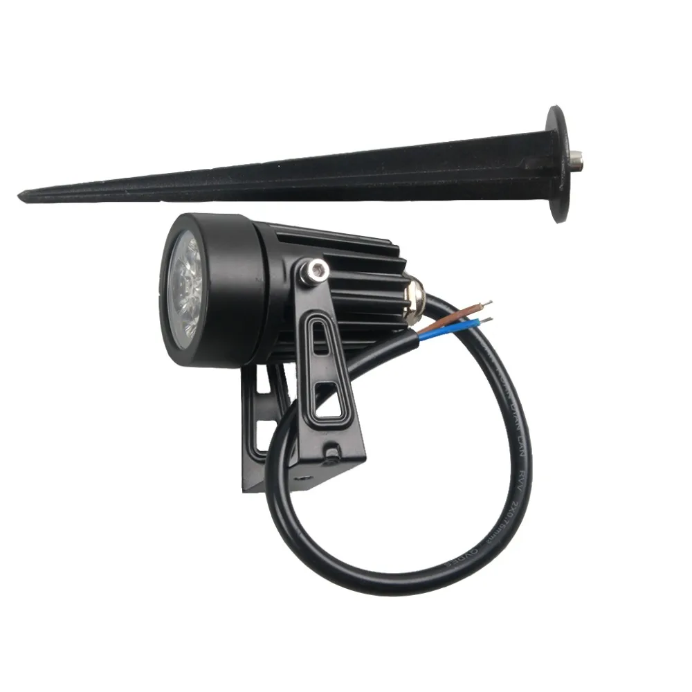 2 шт. водонепроницаемые светодиодные мини светильники для газона 12 В 3 Вт|Наружное